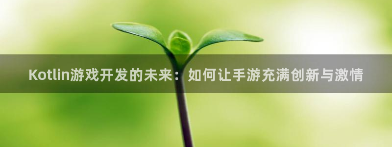 最新28大神预：Kotlin游戏开发的未来：如何让手游充满创